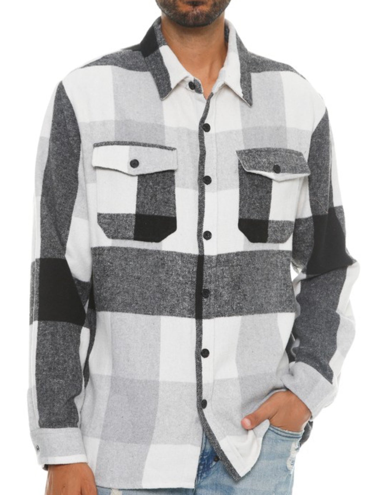 Men’s Checkered Flannel Shacket