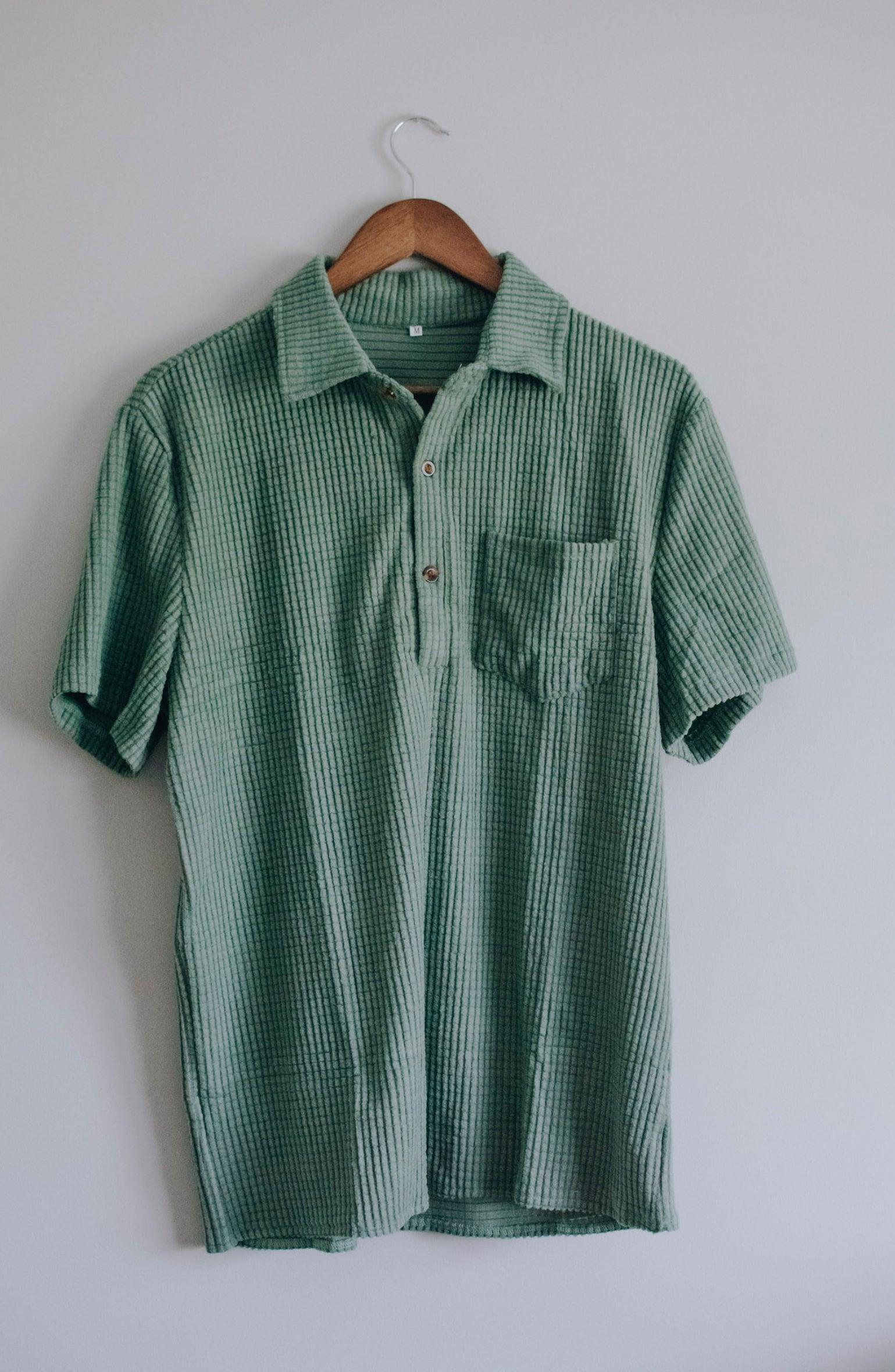 Men’s Waffle Knit Polo - Blade & Tailor